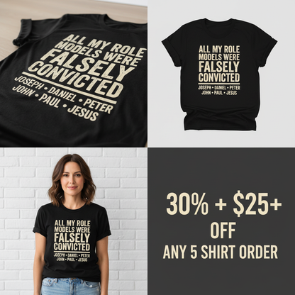 Falsely Convicted Role Models T-Shirt_4_panel