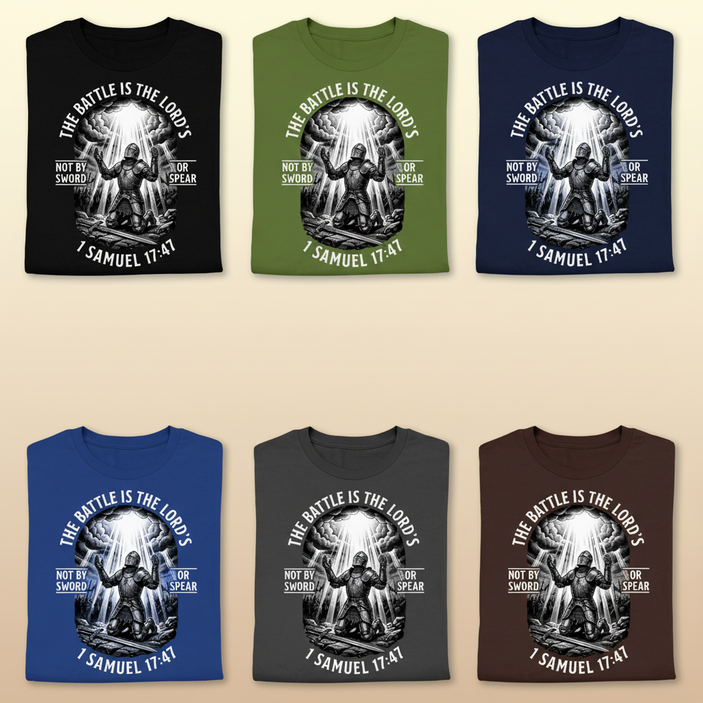 The Battle Is the Lord’s T-Shirt_6color_grid