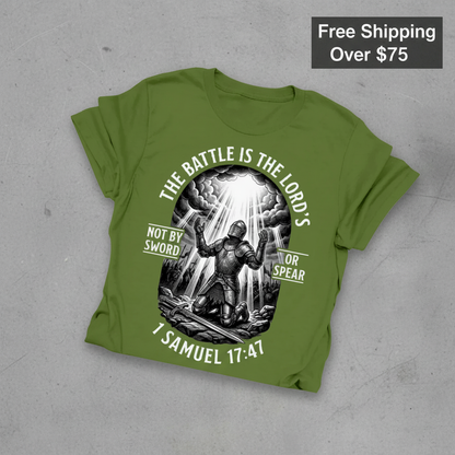 The Battle Is the Lord’s T-Shirt_fold_tilt