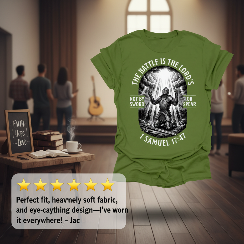 The Battle Is the Lord’s T-Shirt_review_5star