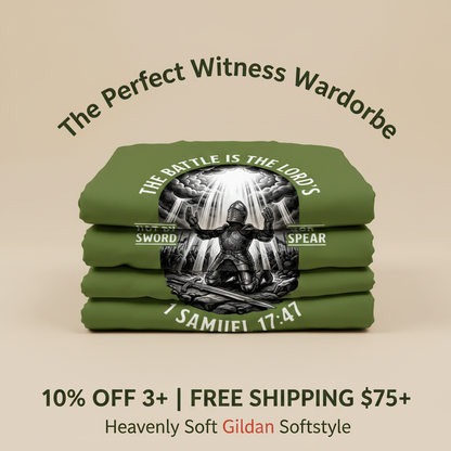The Battle Is the Lord’s T-Shirt_stacked_promotion