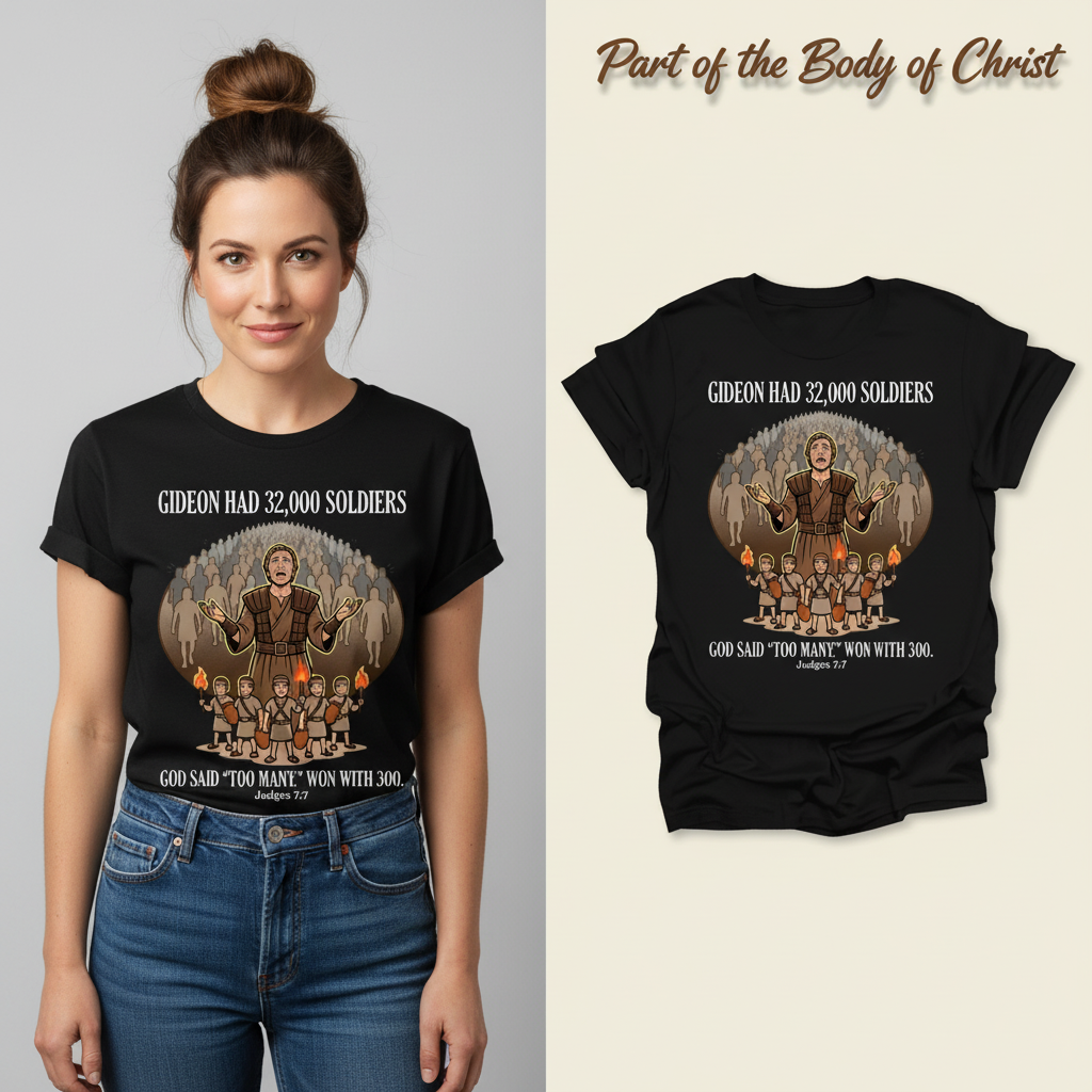 Gideon's Valor T-Shirt_model_flat