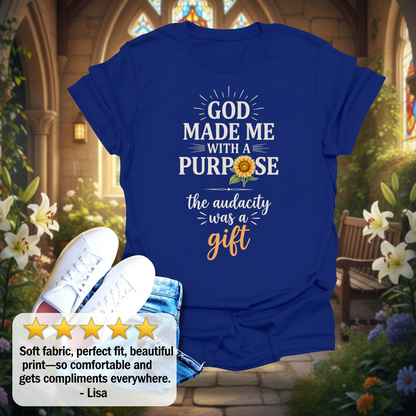 Purpose and Audacity T-Shirt_review_5star