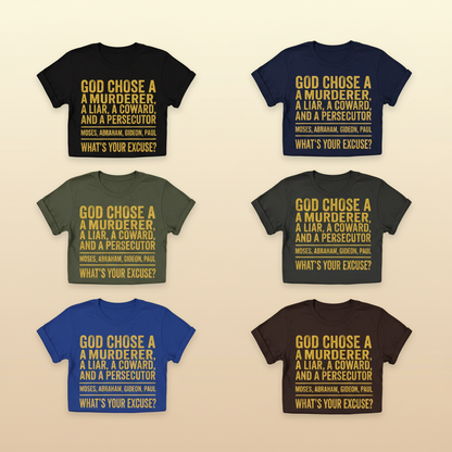 God Chose Ordinary People T‑Shirt_6color_grid