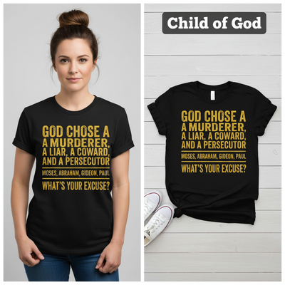 God Chose Ordinary People T‑Shirt_model_flat
