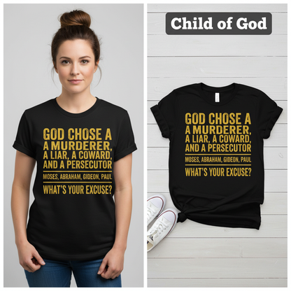 God Chose Ordinary People T‑Shirt_model_flat