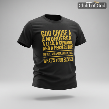 God Chose Ordinary People T‑Shirt_3d_float