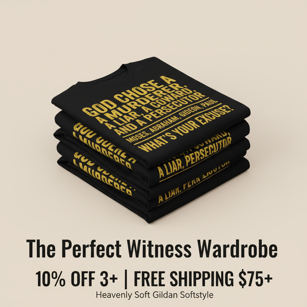 God Chose Ordinary People T‑Shirt_stacked_promotion