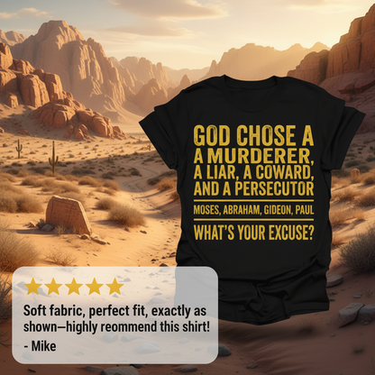 God Chose Ordinary People T‑Shirt_review_5star