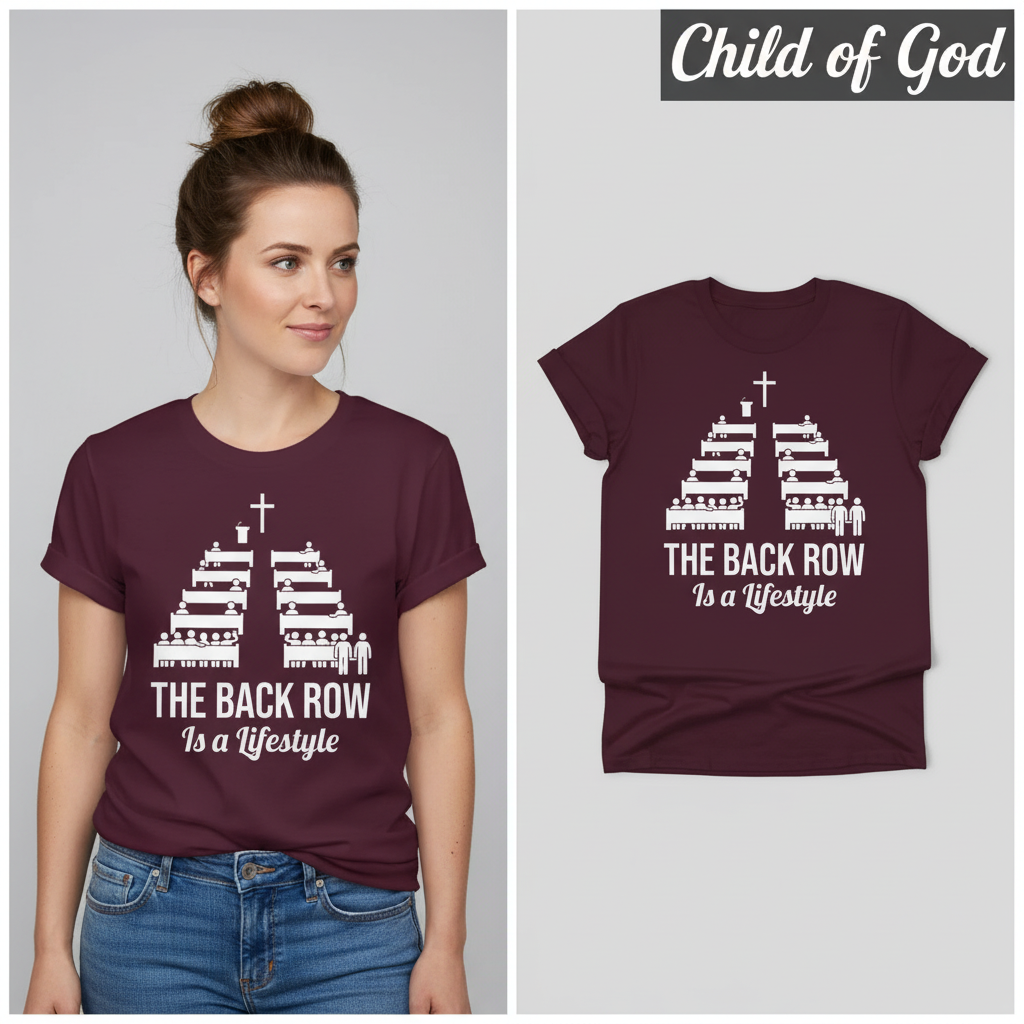 The Back Row Lifestyle T-Shirt_model_flat