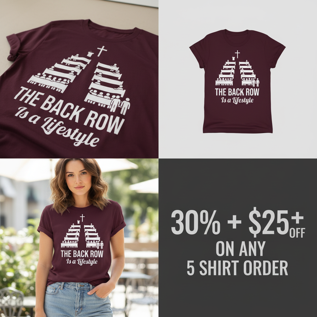 The Back Row Lifestyle T-Shirt_4_panel