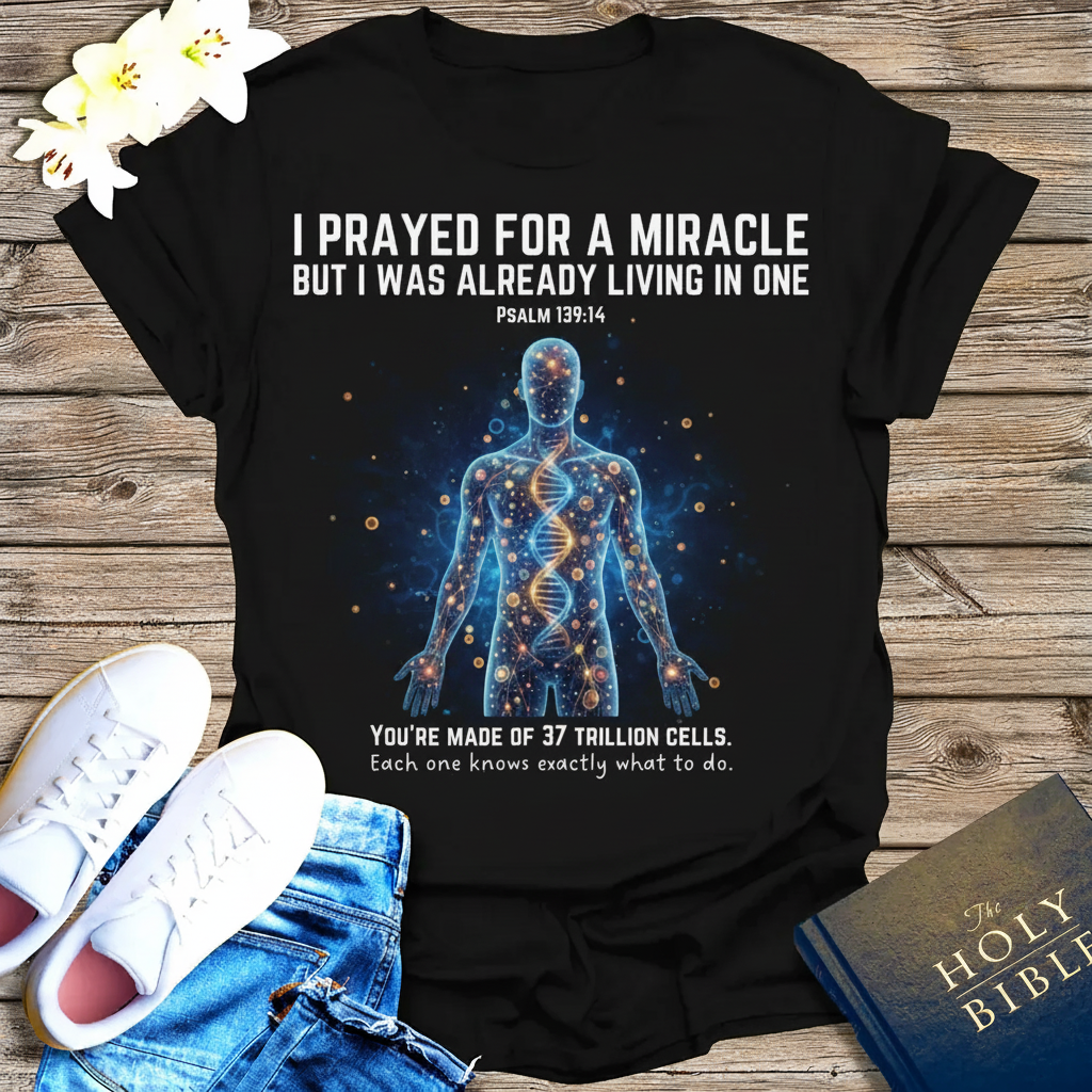Fearfully & Wonderfully Made T-Shirt_triple_model
