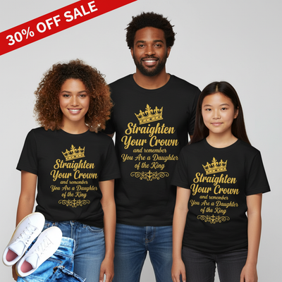 Daughter of the King Crown T-Shirt_triple_model
