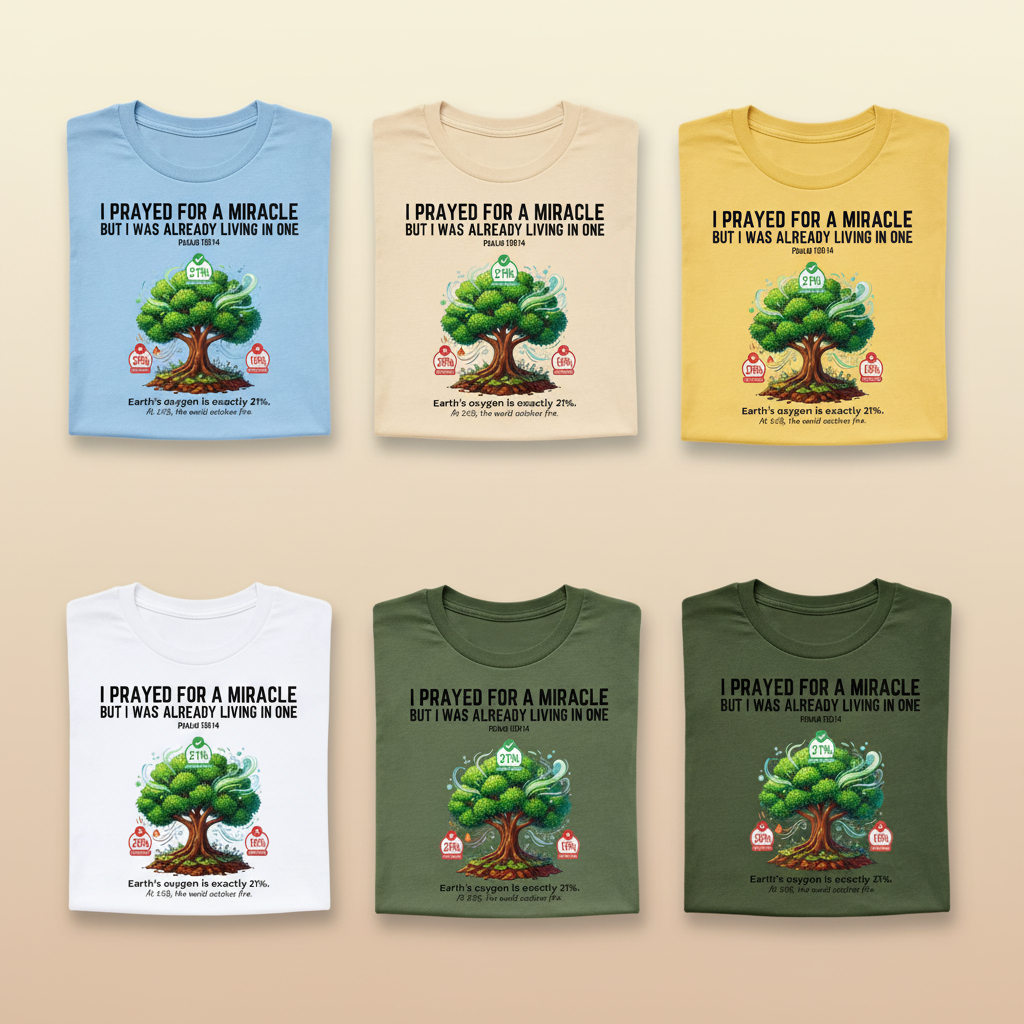 Perfect Balance Nature T-Shirt_6color_grid