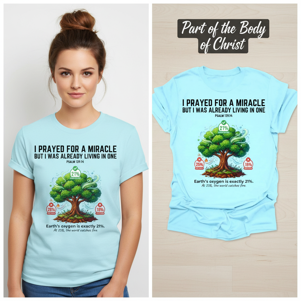 Perfect Balance Nature T-Shirt_model_flat