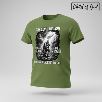 Warrior Prayer Faith T-Shirt_3d_float