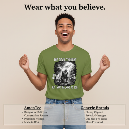 Warrior Prayer Faith T-Shirt_product_table