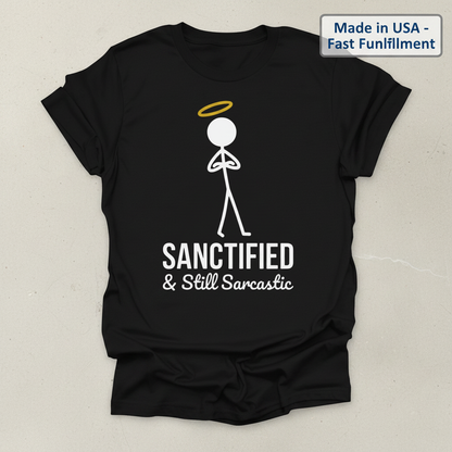 Sanctified & Sarcastic T-Shirt_clean