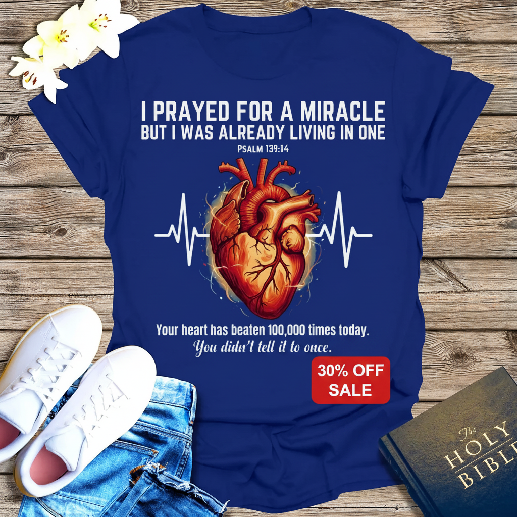 Grateful Heartbeat Reminder T-Shirt_triple_model