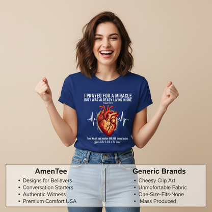 Grateful Heartbeat Reminder T-Shirt_product_table