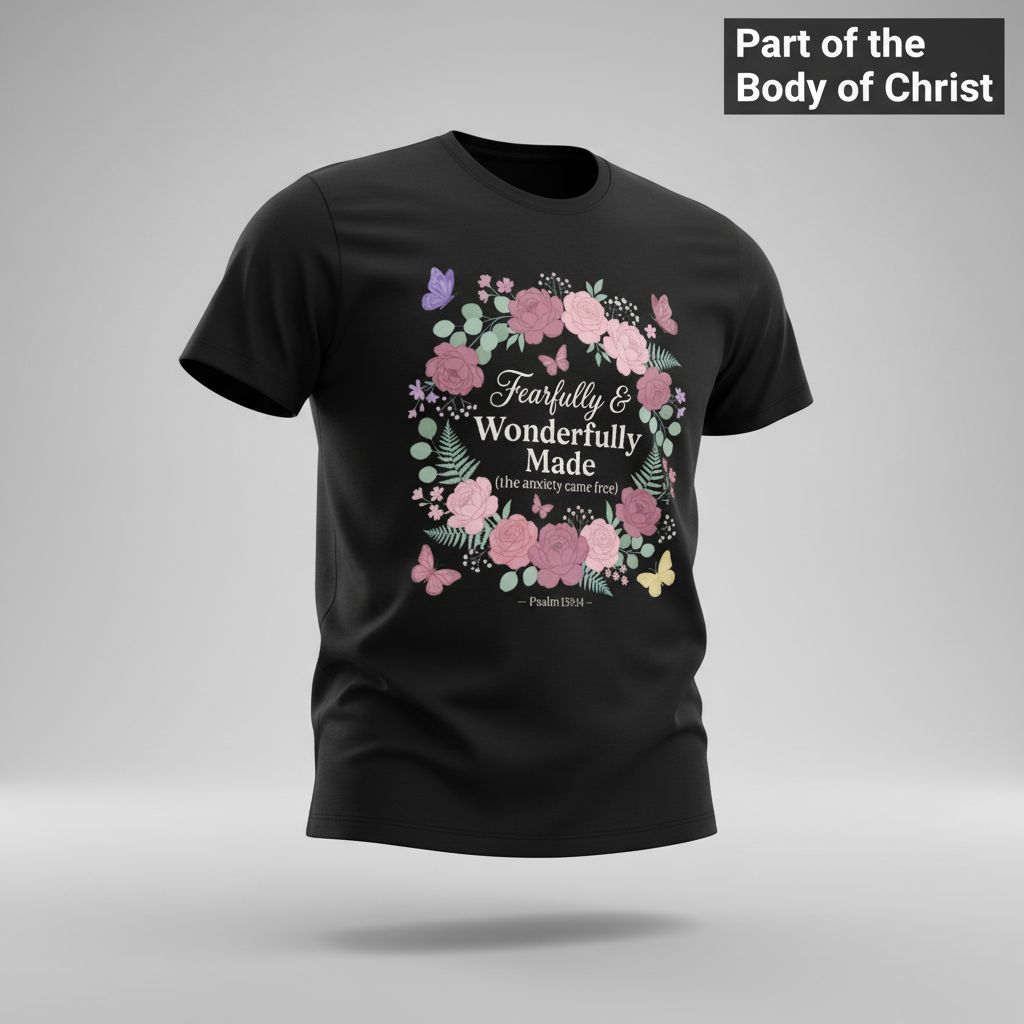 Fearfully & Wonderfully Made T-Shirt_3d_float