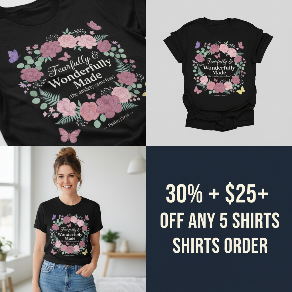 Fearfully & Wonderfully Made T-Shirt_4_panel