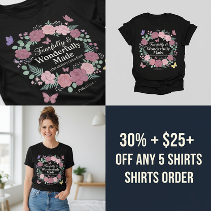 Fearfully & Wonderfully Made T-Shirt_4_panel
