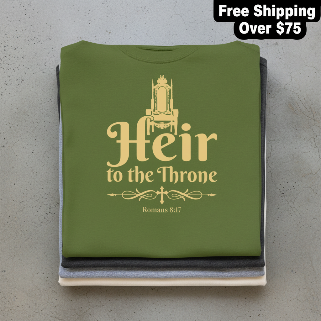 Heir to the Throne T-Shirt_stacked_flatlay