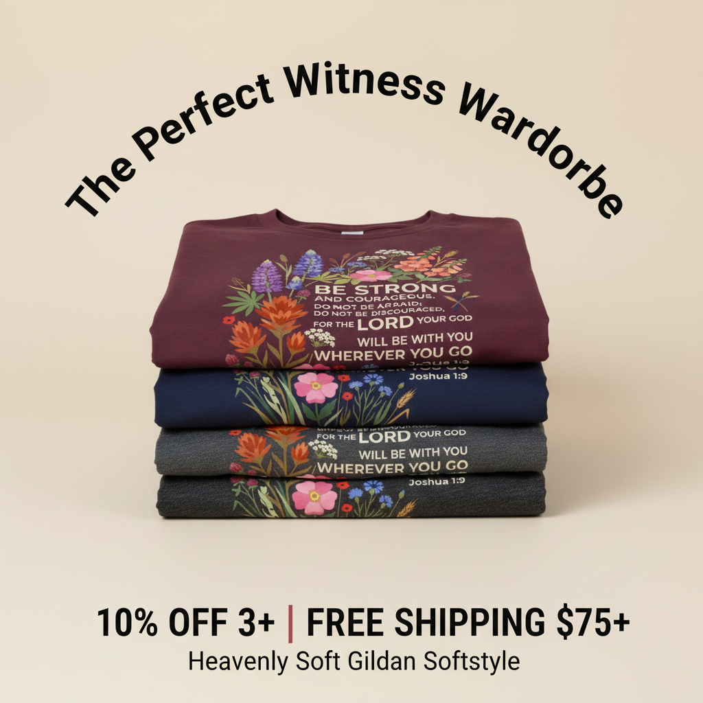 Floral Courage Scripture T-Shirt_stacked_promotion