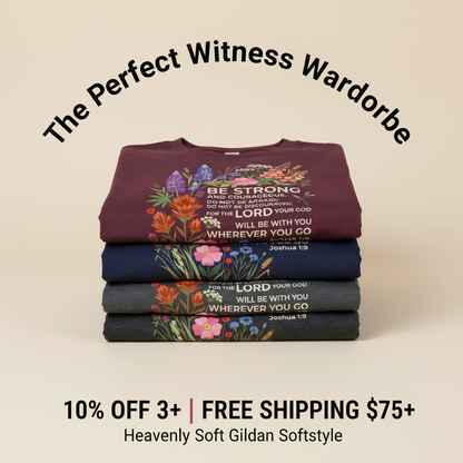 Floral Courage Scripture T-Shirt_stacked_promotion