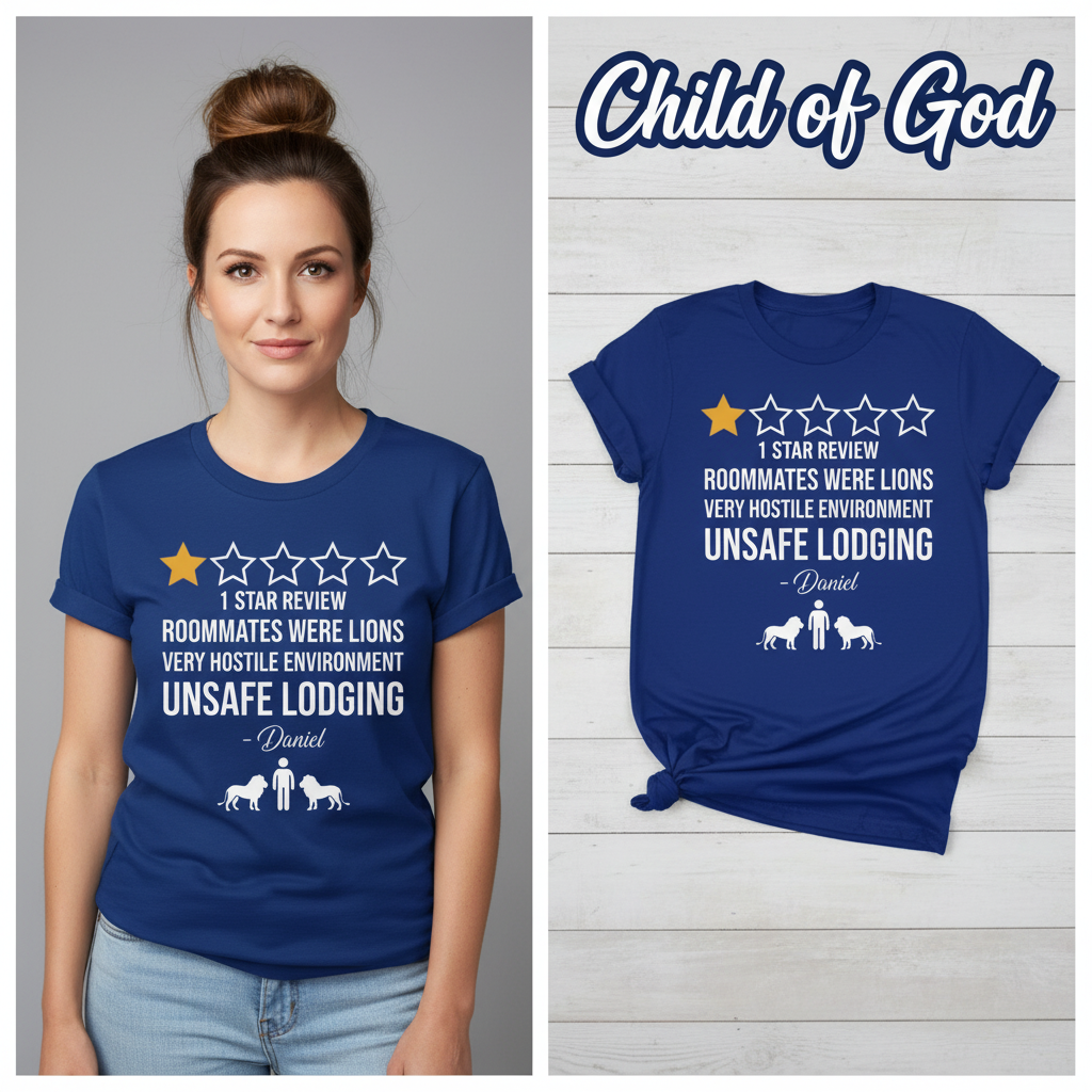 Daniel's 1-Star Review T-Shirt_model_flat