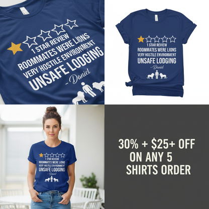 Daniel's 1-Star Review T-Shirt_4_panel