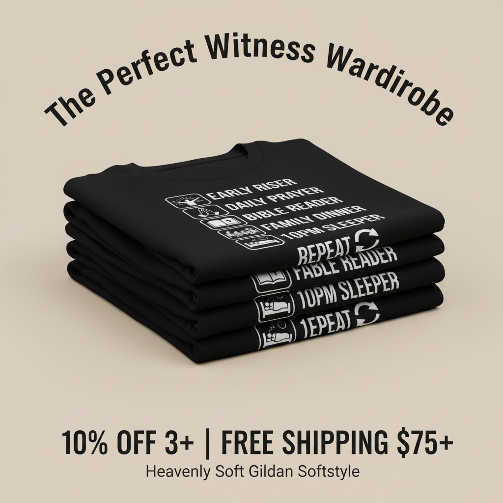 The Blessed Life Routine T-Shirt_stacked_promotion