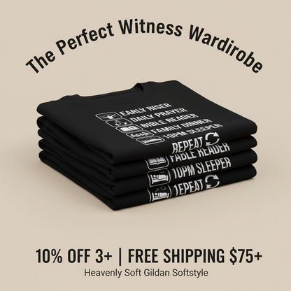 The Blessed Life Routine T-Shirt_stacked_promotion