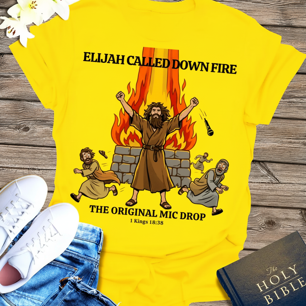 Elijah’s Fire Mic Drop T-Shirt_extreme_za