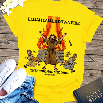 Elijah’s Fire Mic Drop T-Shirt_extreme_za