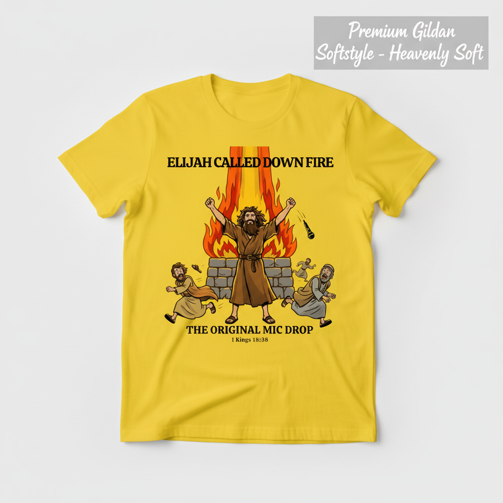 Elijah’s Fire Mic Drop T-Shirt_clean