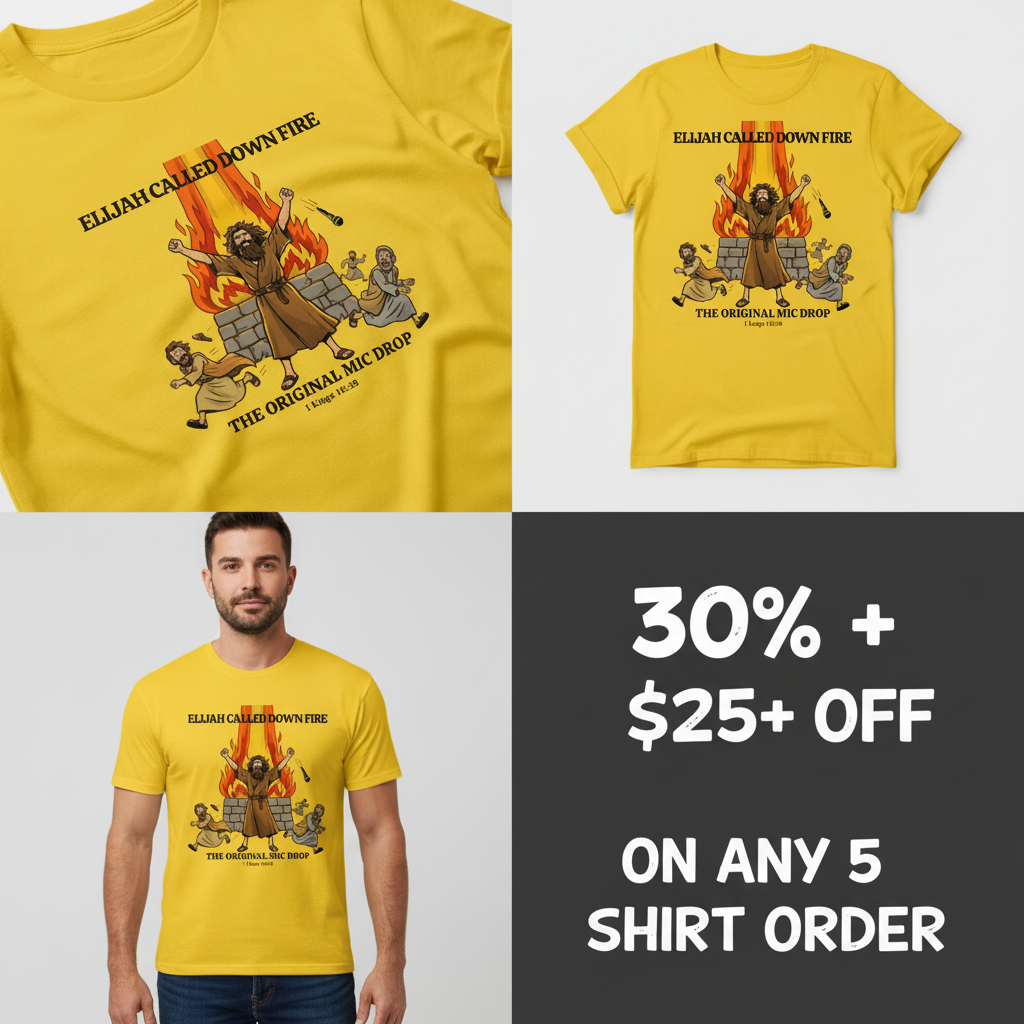 Elijah’s Fire Mic Drop T-Shirt_4_panel