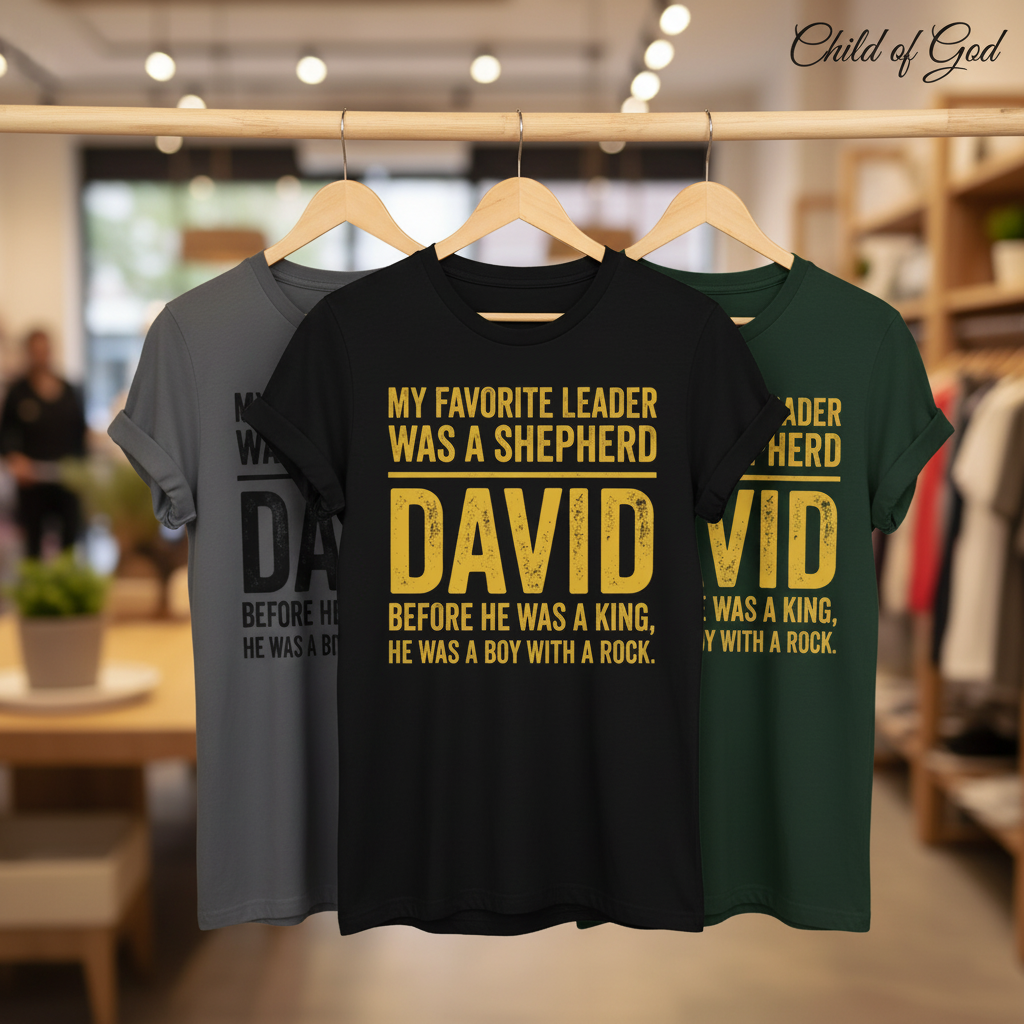 Shepherd Leader David T-Shirt_boutique_rack