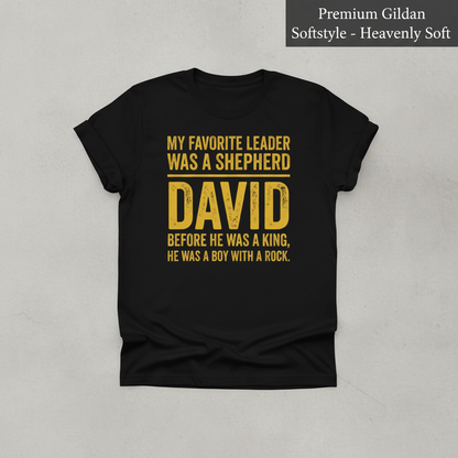 Shepherd Leader David T-Shirt_clean