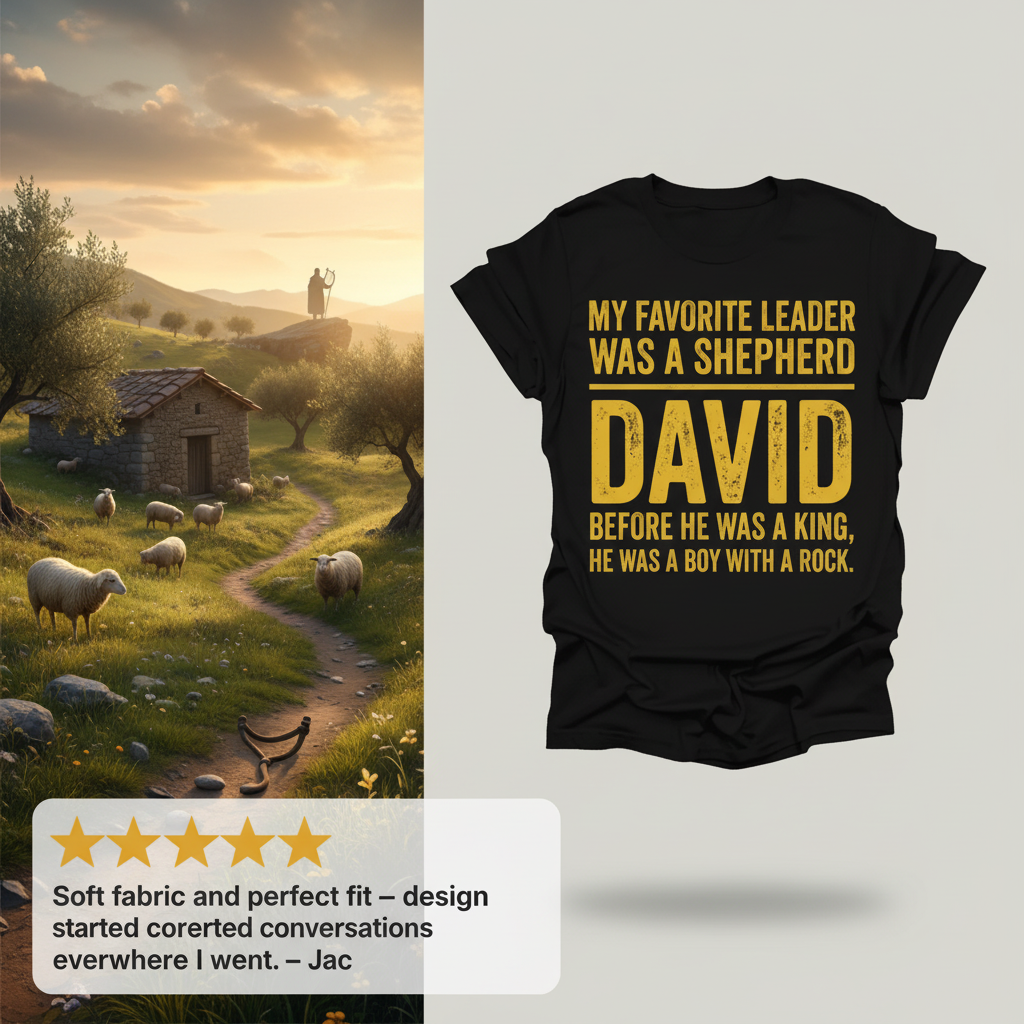Shepherd Leader David T-Shirt_review_5star