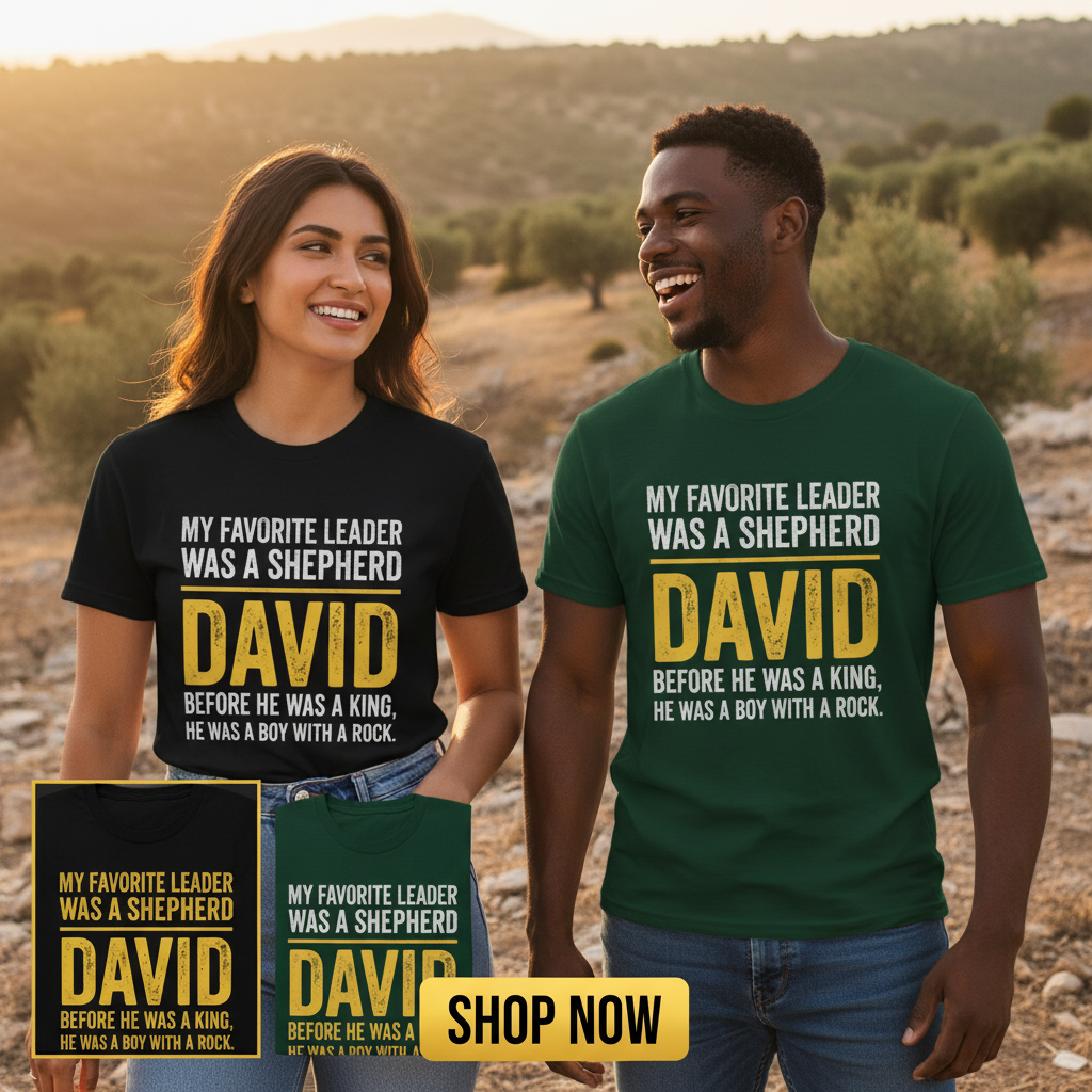 Shepherd Leader David T-Shirt_dual_model_life