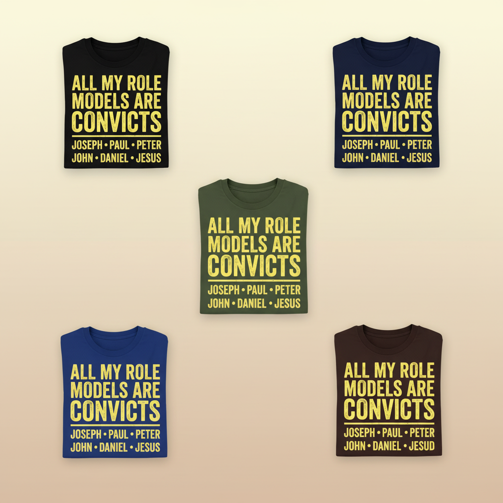Role Model Convicts T-Shirt_6color_grid
