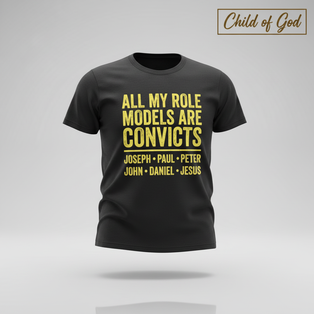 Role Model Convicts T-Shirt_3d_float