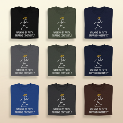 Walking by Faith T-Shirt_6color_grid