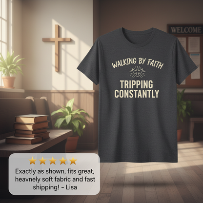 Walking by Faith T-Shirt_review_5star