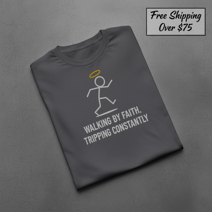 Walking by Faith T-Shirt_fold_tilt