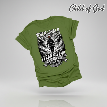 Fear No Evil Firefighter T-Shirt_3d_float