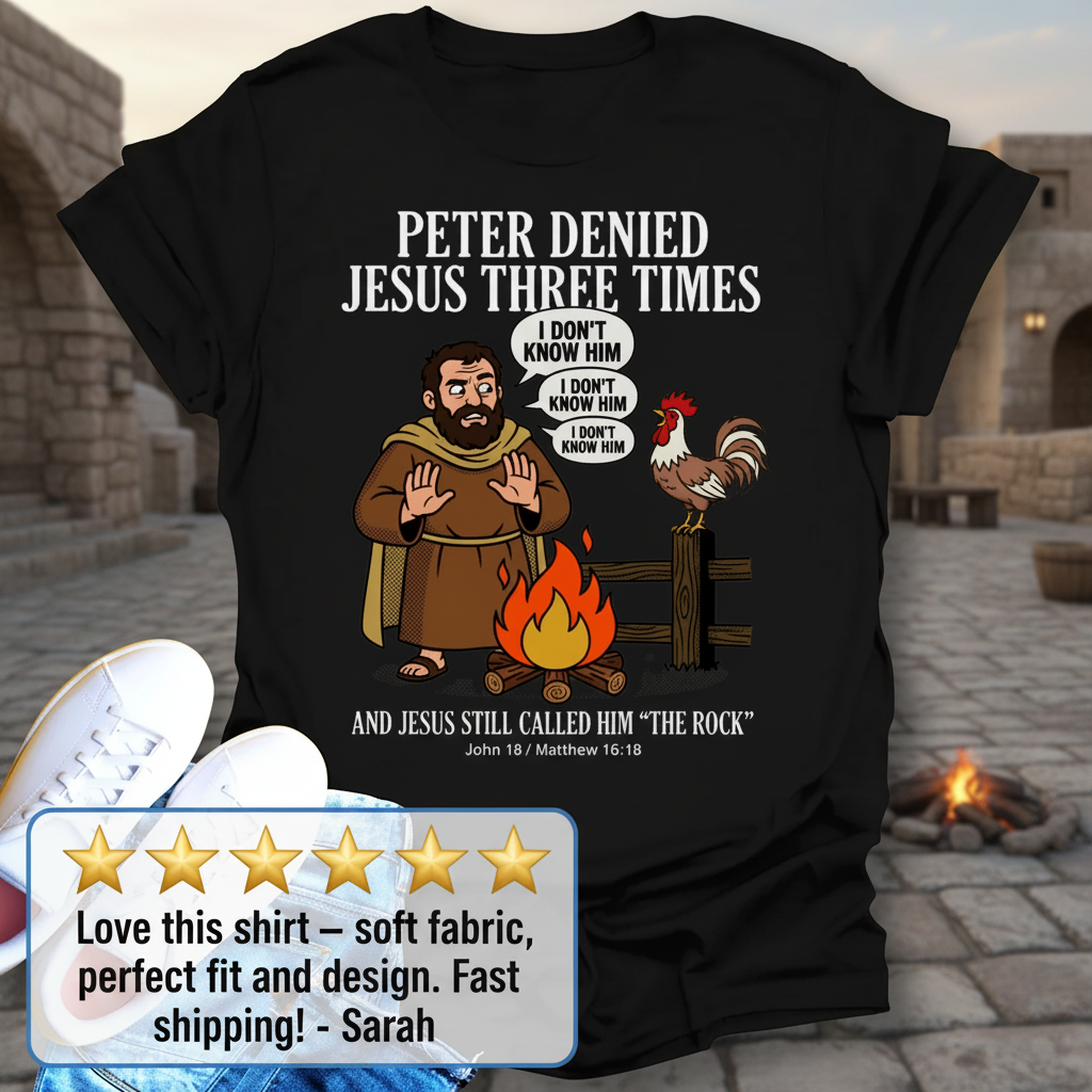 Peter Denied Jesus T-Shirt_review_5star
