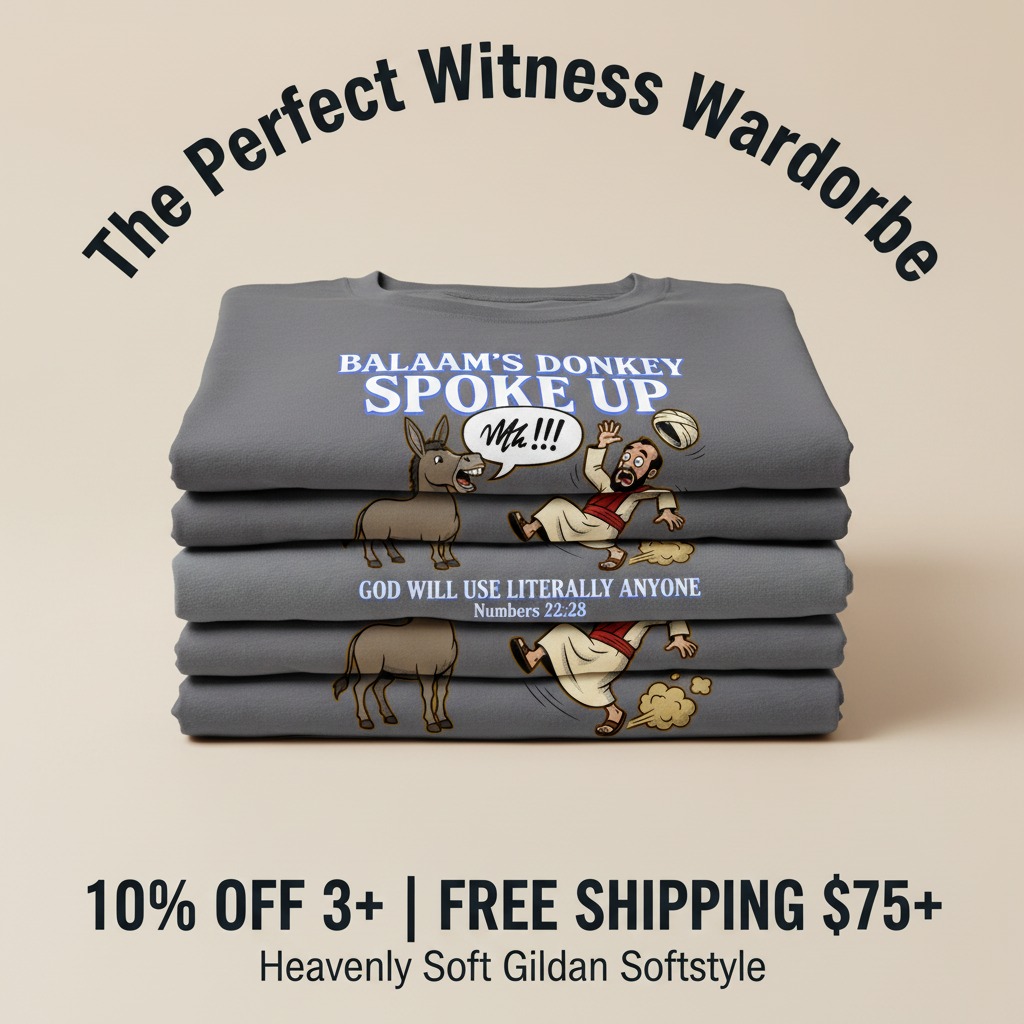 Balaam’s Donkey Spoke Up T-Shirt_stacked_promotion